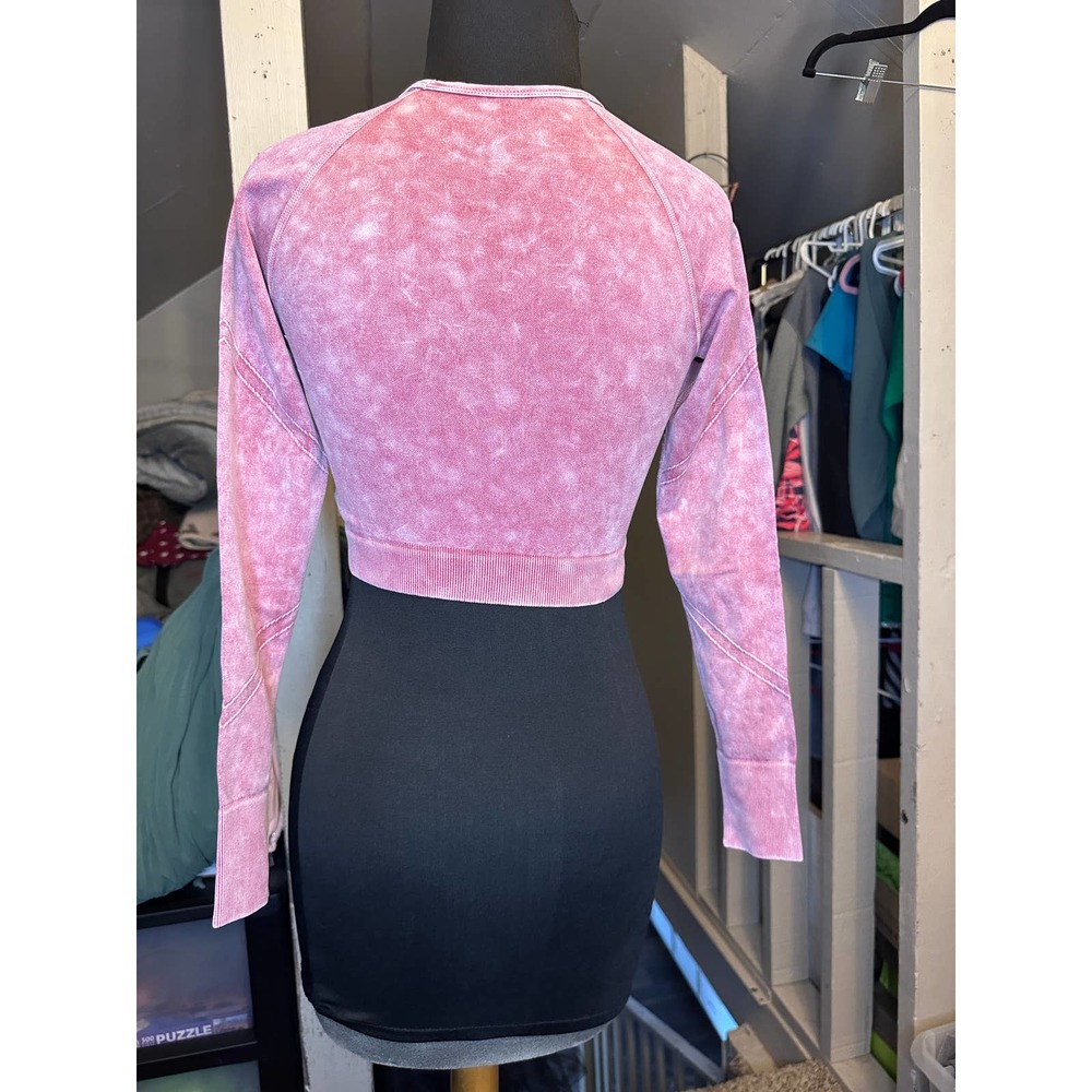 NWOT Sugar Popped Women's size S Cropped Top & Legging Extreme Lift Set Rtl $59 - Picture 4 of 10